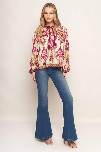 FUSION GROOVE WOVEN TOP Flying Tomato