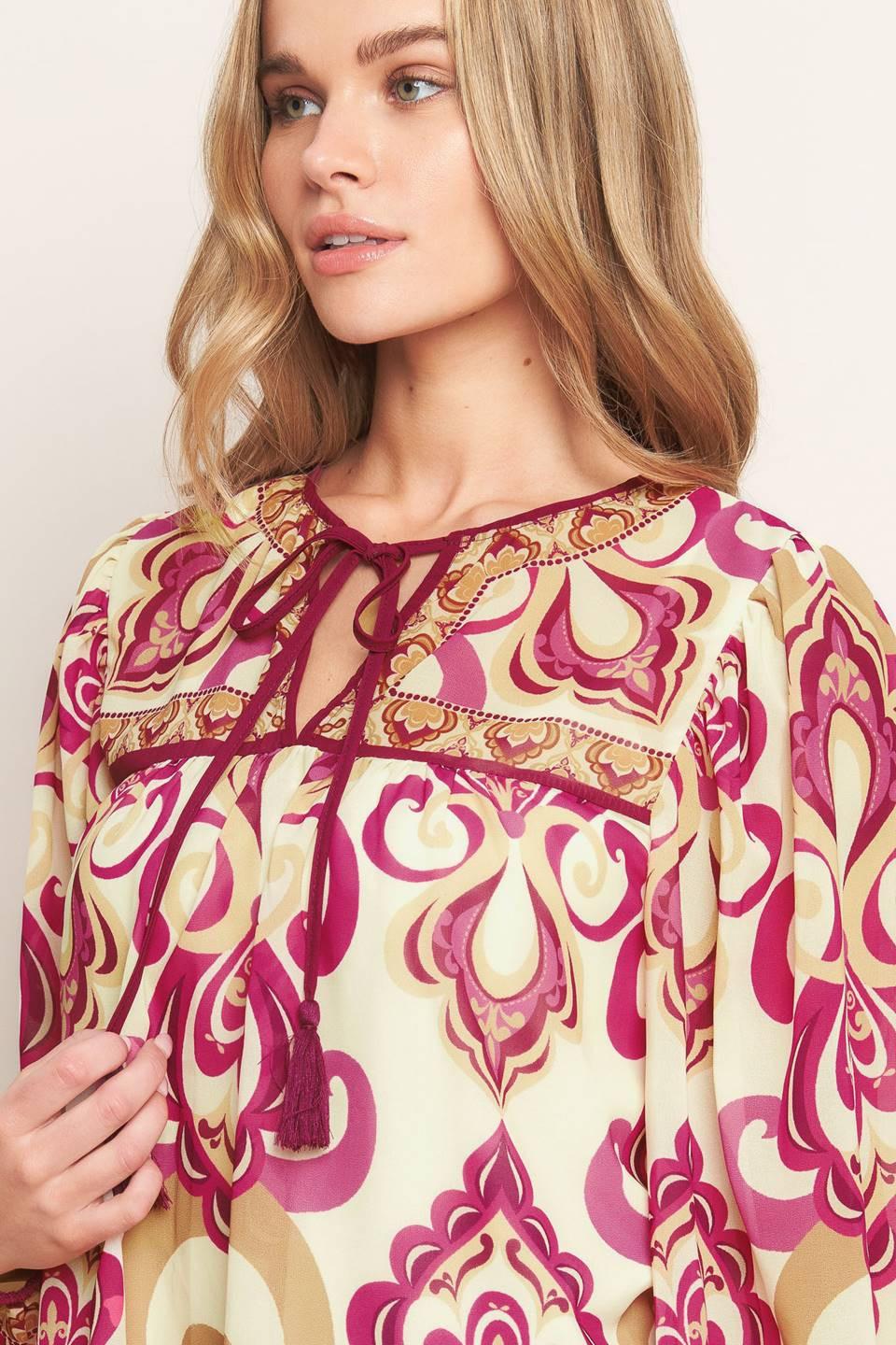 FUSION GROOVE WOVEN TOP Flying Tomato