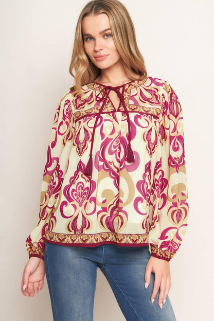 FUSION GROOVE WOVEN TOP Flying Tomato