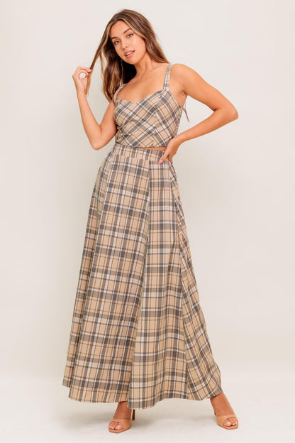 HERITAGE CHARM WOVEN TOP AND SKIRT SET Flying Tomato