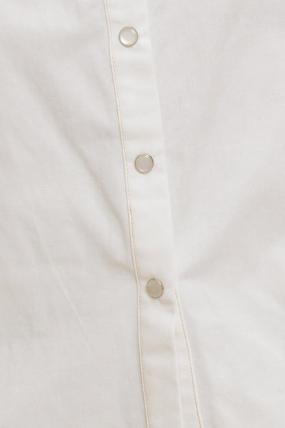 MUSE DETAIL WOVEN TOP Flying Tomato