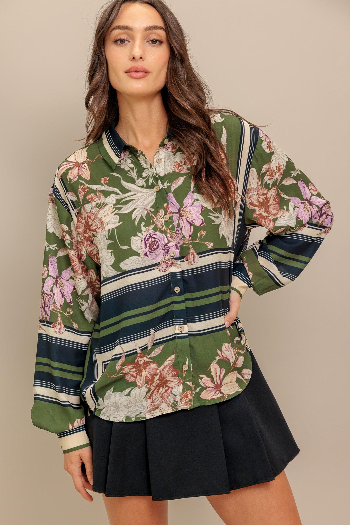 GARDEN CLUB  WOVEN TOP Flying Tomato