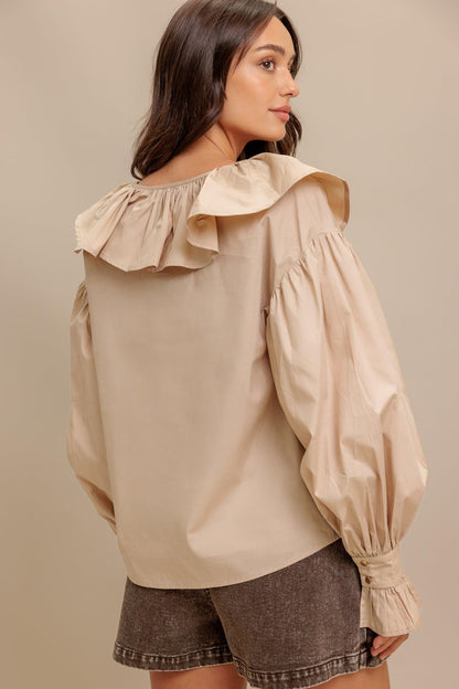 COUTURE CODE WOVEN TOP Flying Tomato