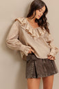 COUTURE CODE WOVEN TOP Flying Tomato