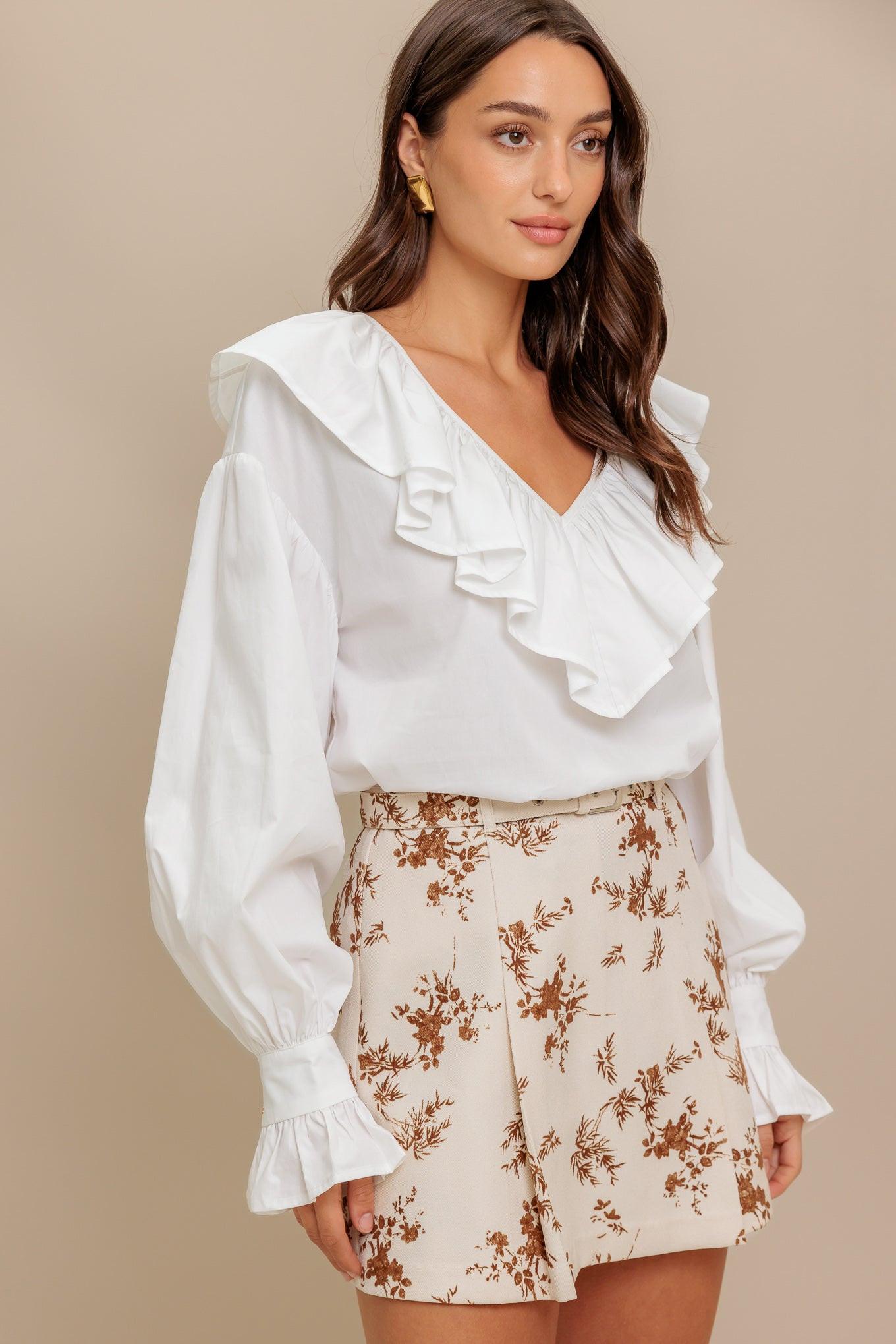 COUTURE CODE WOVEN TOP Flying Tomato