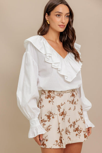 COUTURE CODE WOVEN TOP Flying Tomato