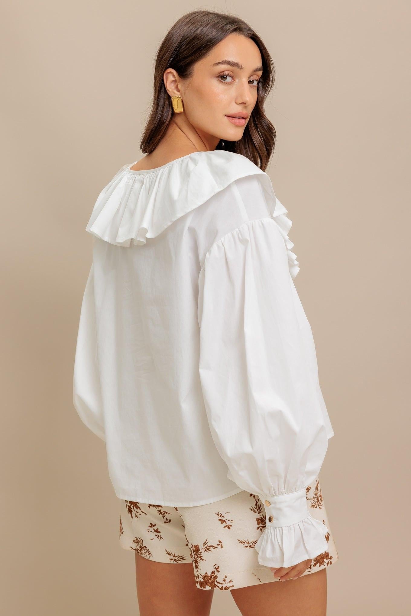 COUTURE CODE WOVEN TOP Flying Tomato