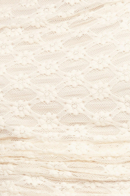 MODERN FUNCTION STRETCH KNIT LACE TOP Flying Tomato