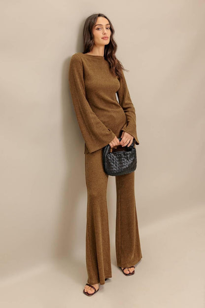 FLARE TOUCH SOLID TUNIC TOP Flying Tomato