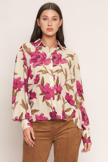 ROSEWOOD RETRO WOVEN TOP Flying Tomato
