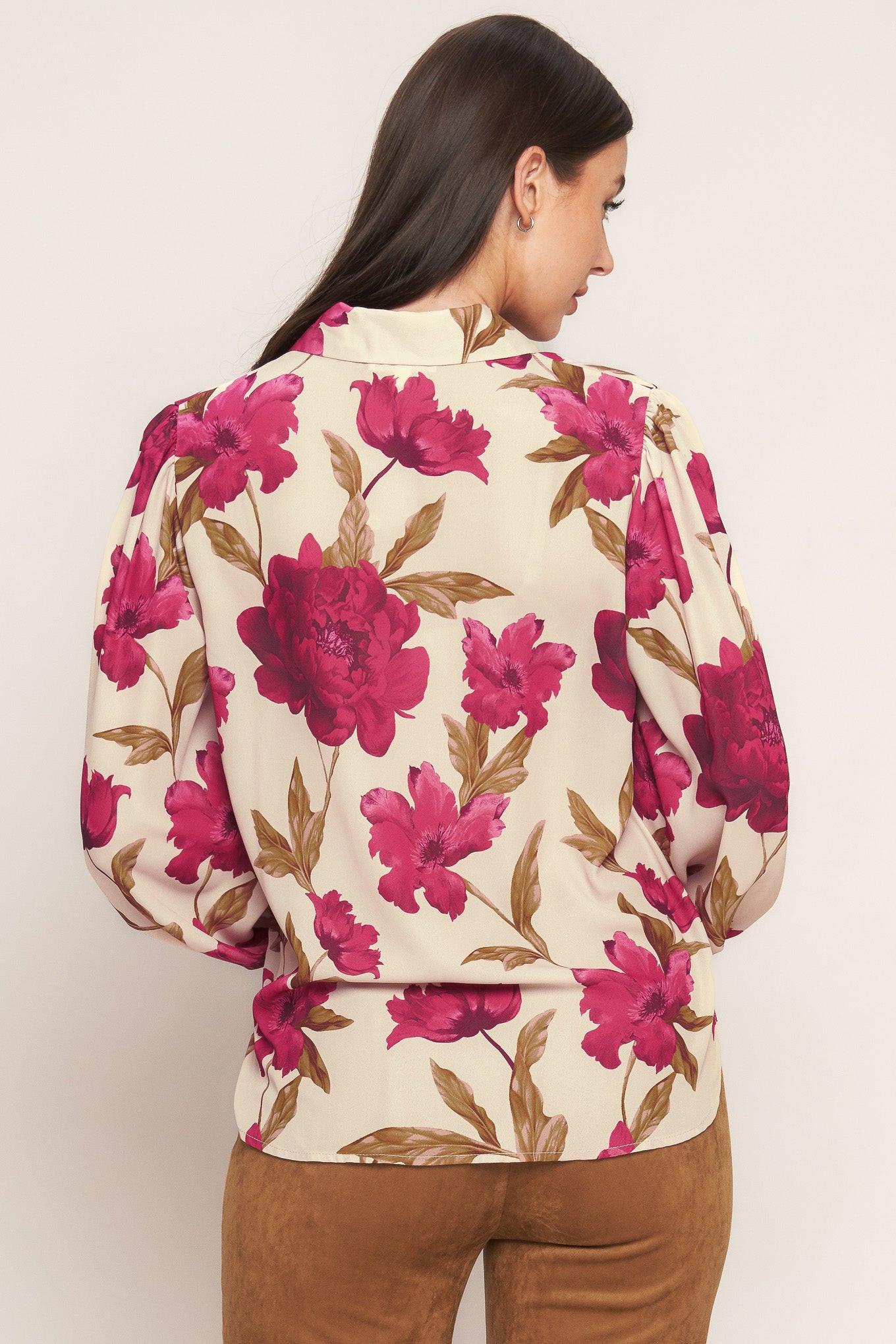 ROSEWOOD RETRO WOVEN TOP Flying Tomato