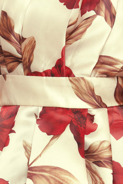 HOLIDAY BLOSSOM WOVEN TOP Flying Tomato