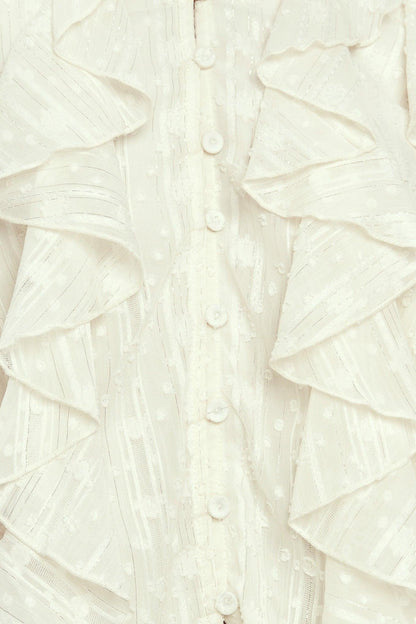 MILK & MOONLIGHT WOVEN TOP Flying Tomato