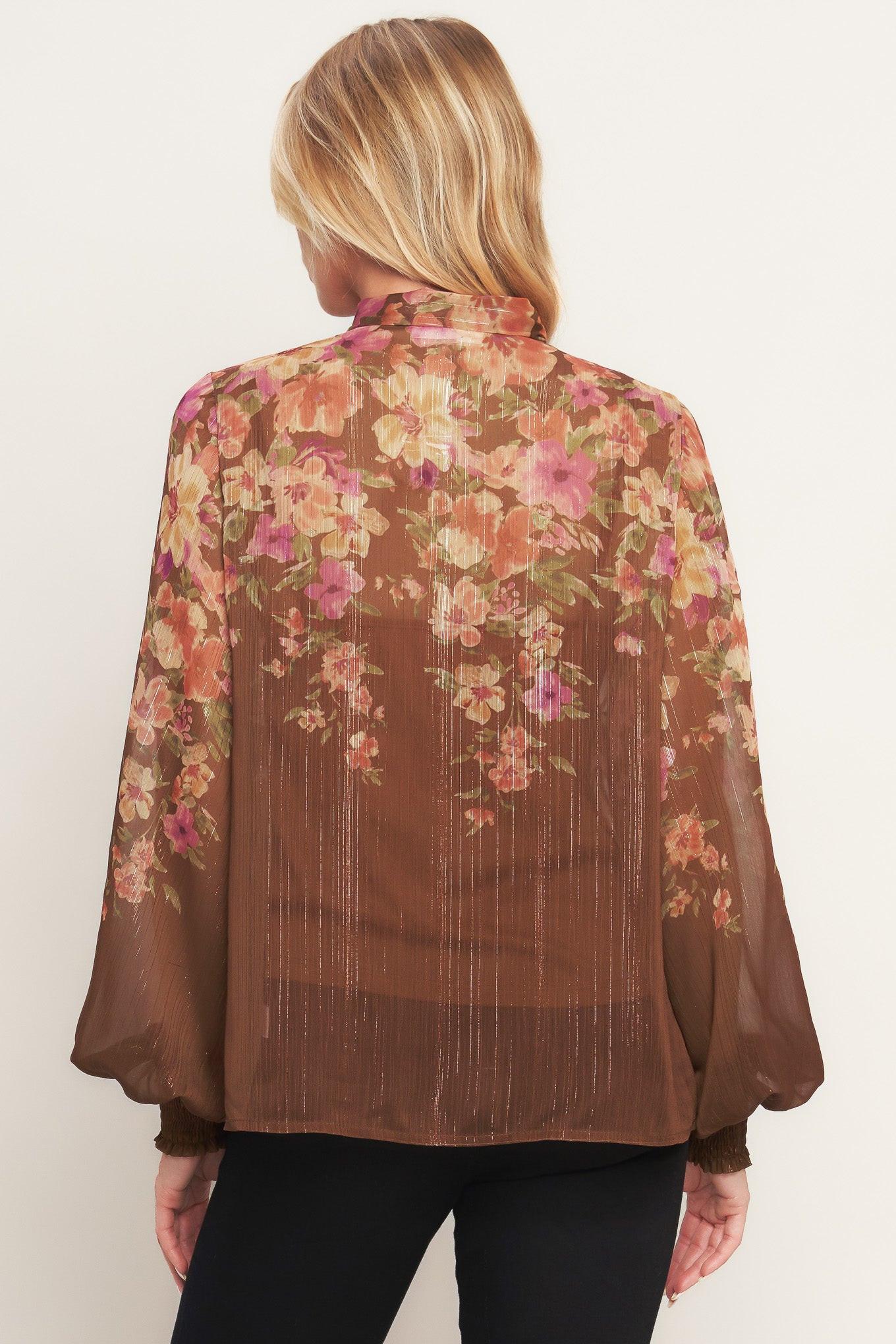 EARTHLY ROMANCE WOVEN TOP Flying Tomato