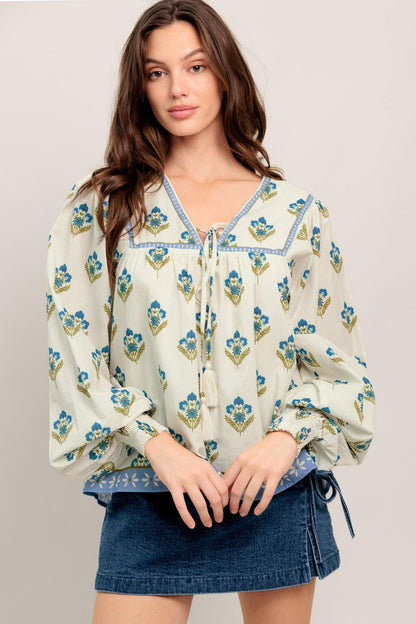 FROM COFFEE RUNS TO WEEKENDS WOVEN TOP Flying Tomato