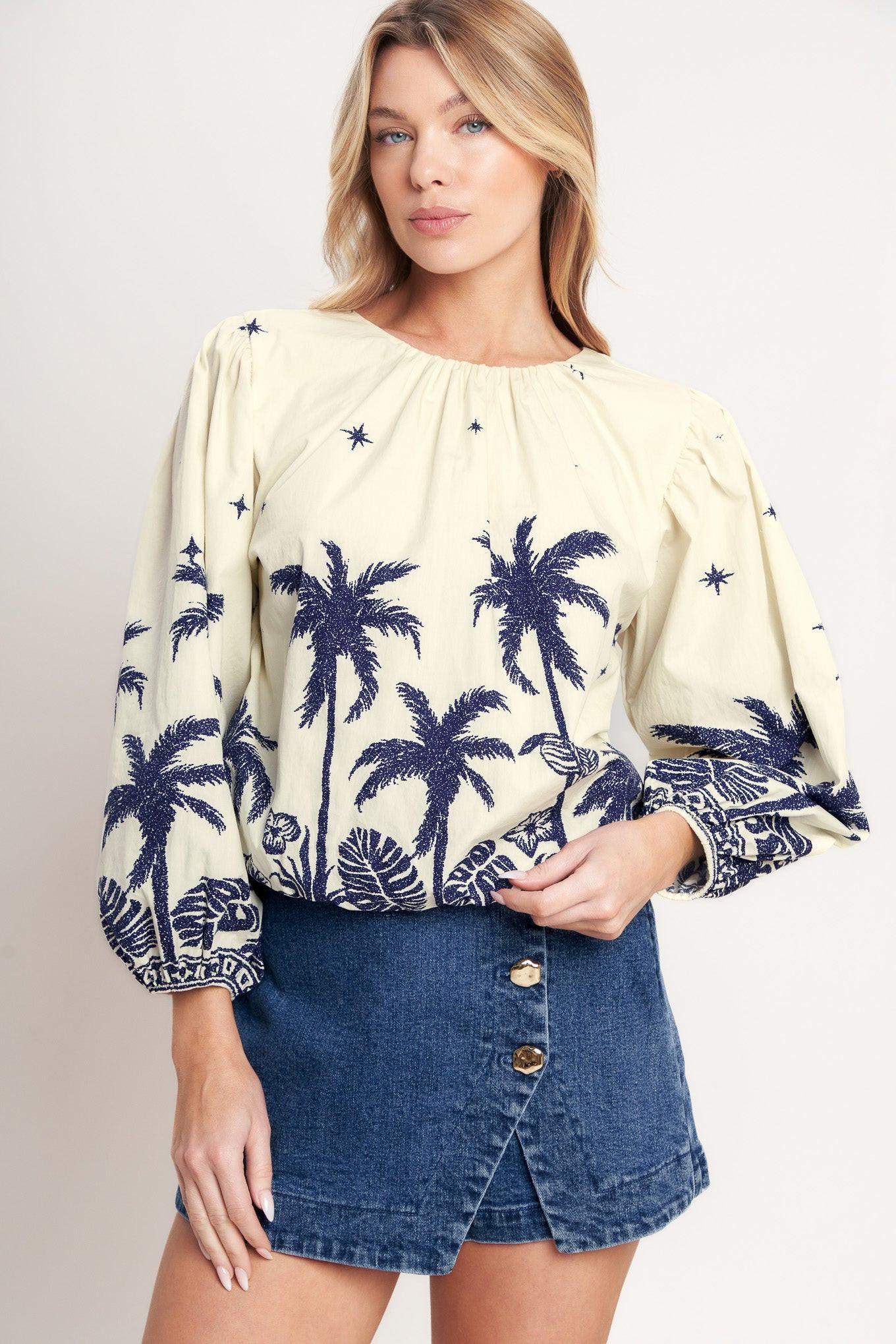 BOHO CONSTELLATION  WOVEN TOP Flying Tomato