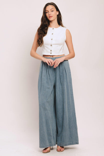 EASY WEAR WESTERN WOVEN TOP Flying Tomato
