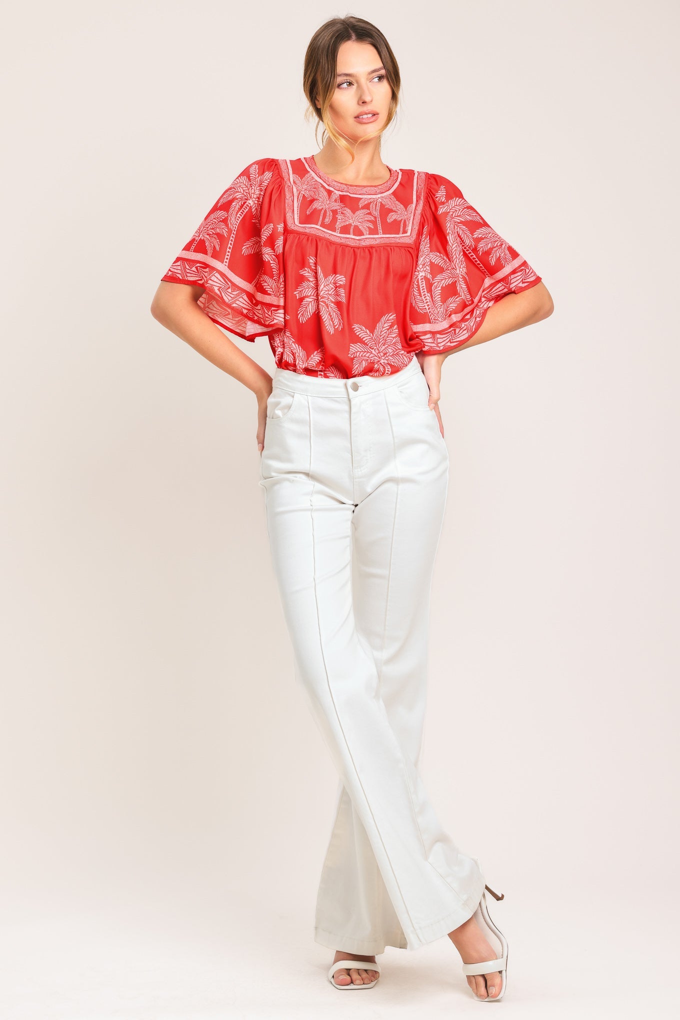 BREEZE STORY WOVEN TOP Flying Tomato