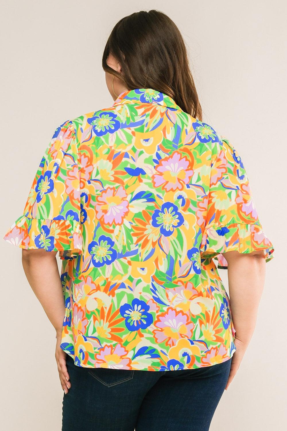 READY TO GET AWAY WOVEN TOP Flying Tomato