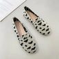 Plus Size Knitted Flat Shoes for Women