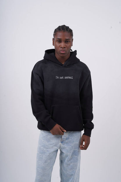 "I'm Not Normal" Graphic Hoodie Withinblack
