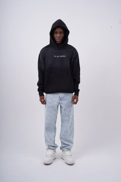 "I'm Not Normal" Graphic Hoodie Withinblack