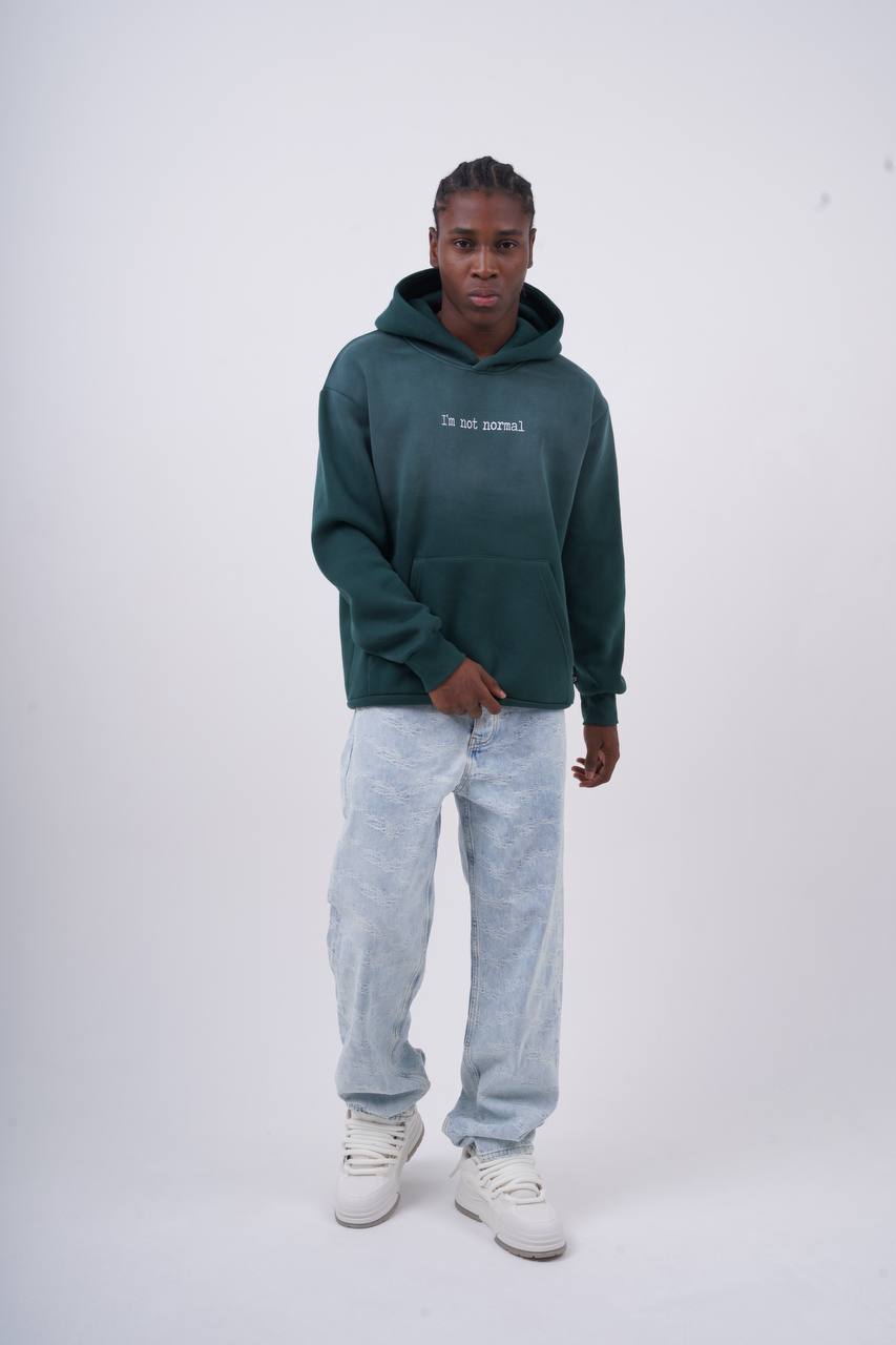 "I'm Not Normal" Graphic Hoodie Withinblack