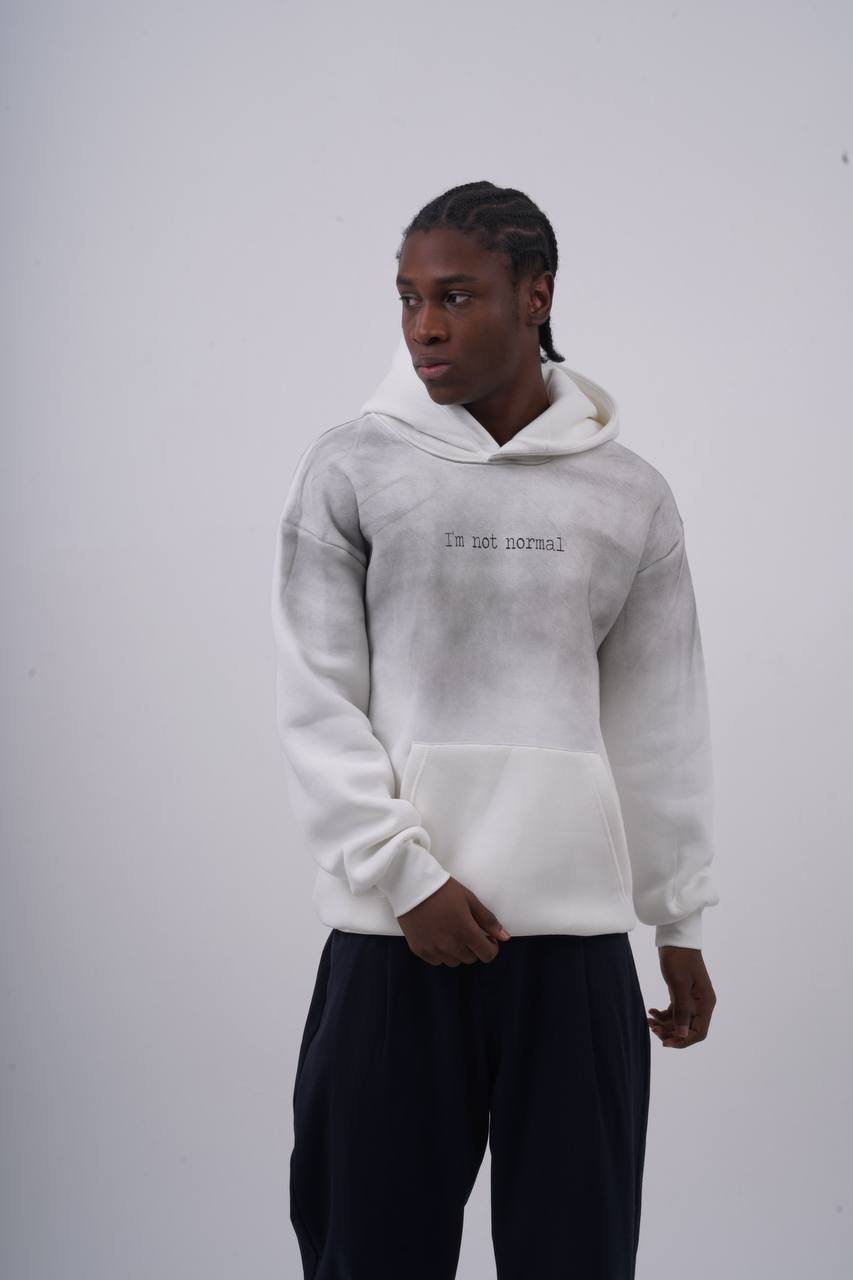 "I'm Not Normal" Graphic Hoodie Withinblack