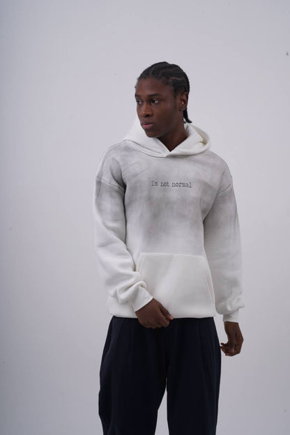 "I'm Not Normal" Graphic Hoodie Withinblack