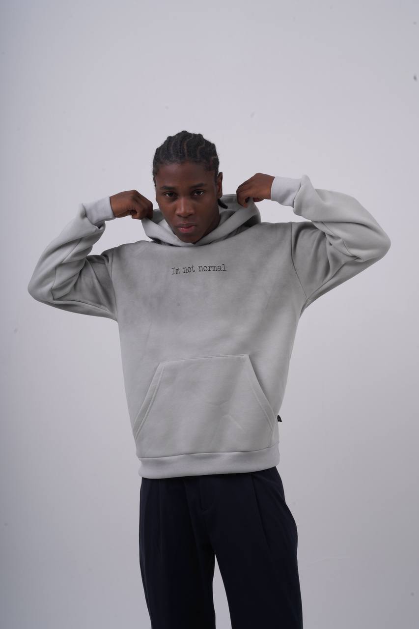 "I'm Not Normal" Graphic Hoodie Withinblack