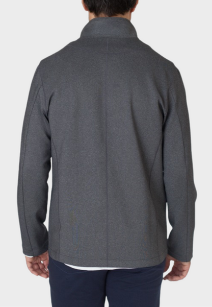 In-Flight Stretch Blazer - Charcoal Gray Buki