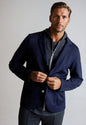 In-Flight Stretch Blazer Navy Buki