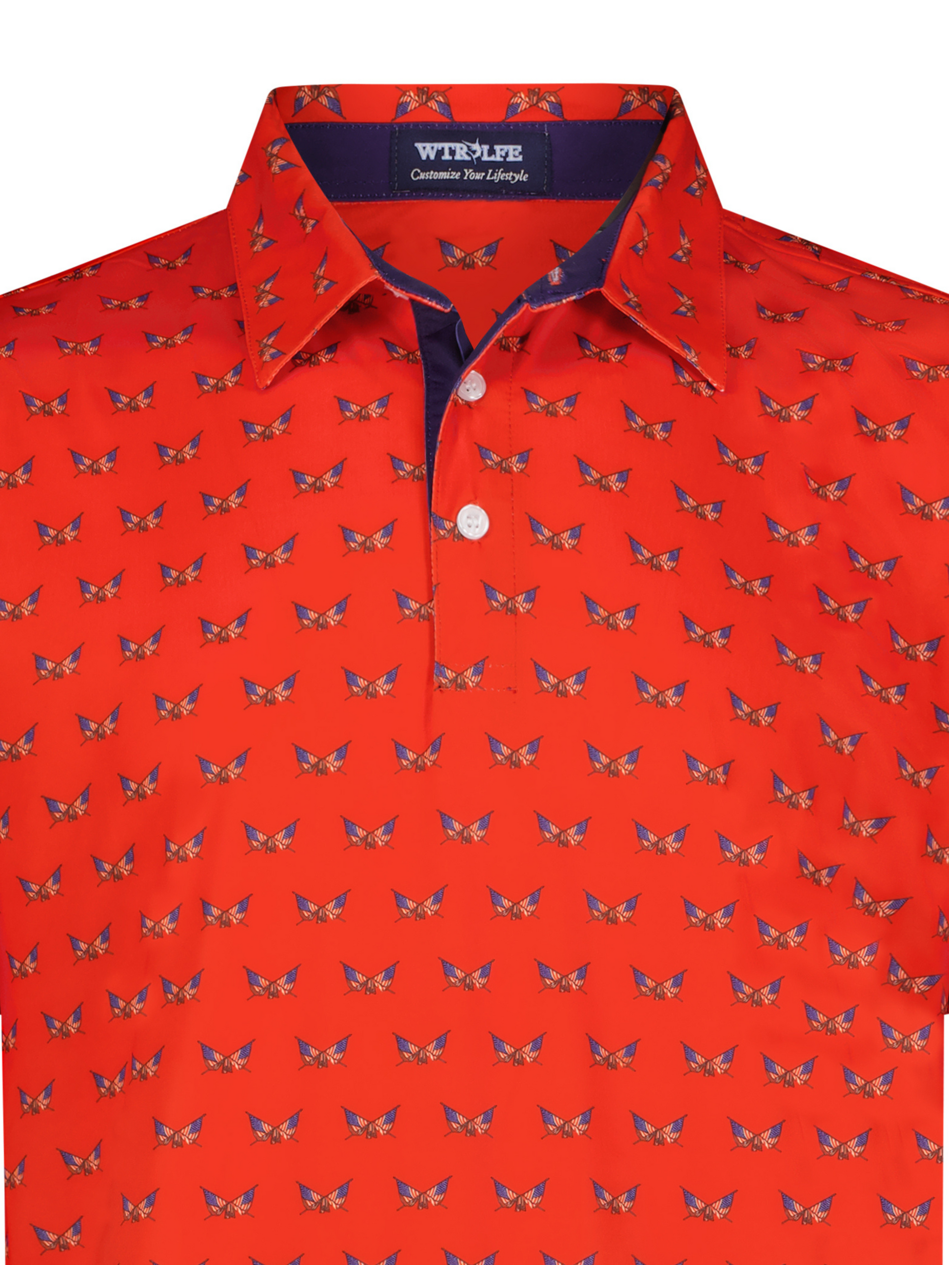 Independence Performacne Polo White Water Life