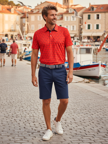 Independence Performacne Polo White Water Life