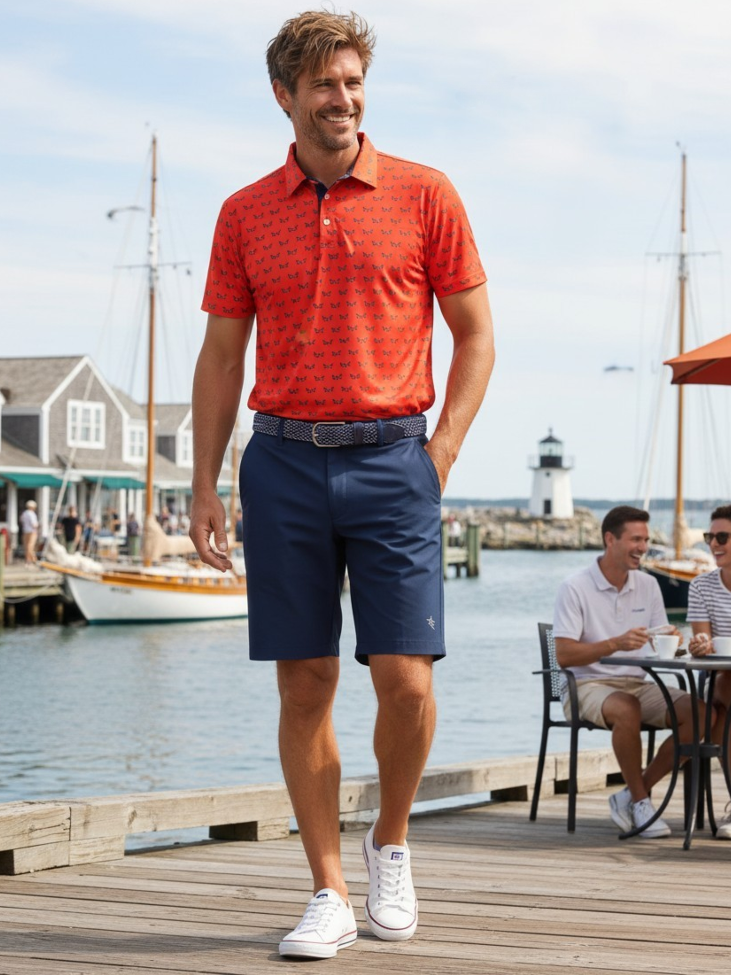 Independence Performacne Polo White Water Life