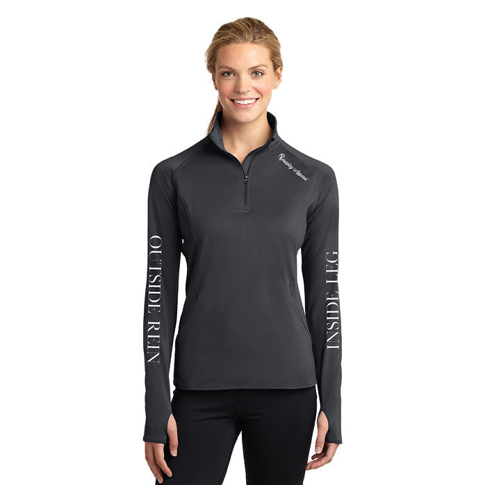 Inside Leg Outside Rein Baselayer: Charcoal Horseplay Apparel