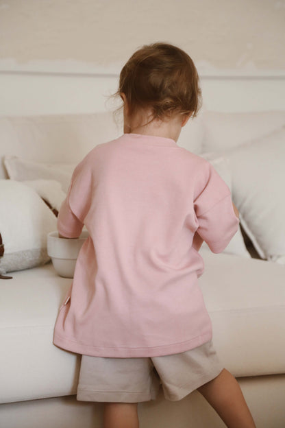 Oversize Pink T-shirt Honey and Hive