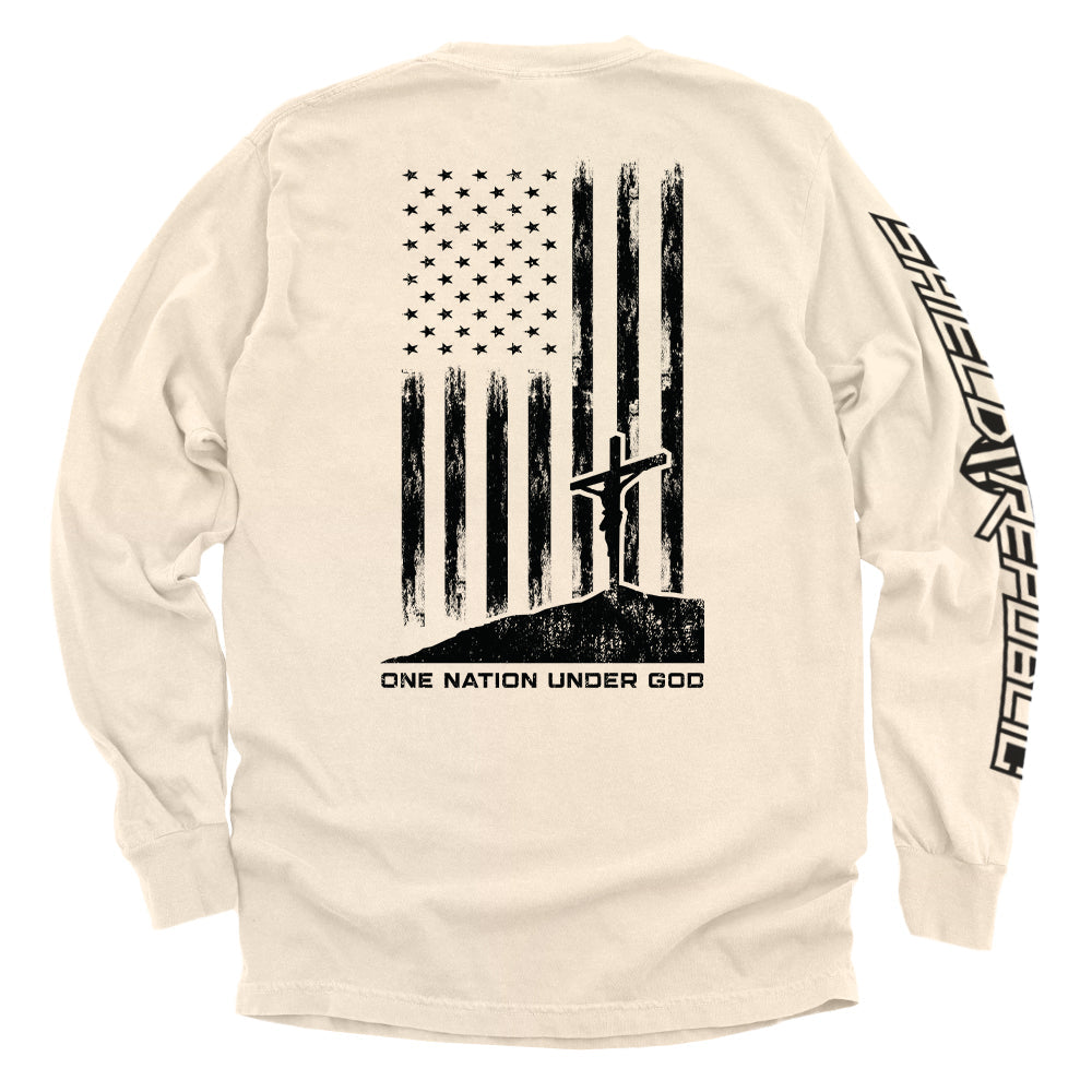 One Nation Under God Shield Republic