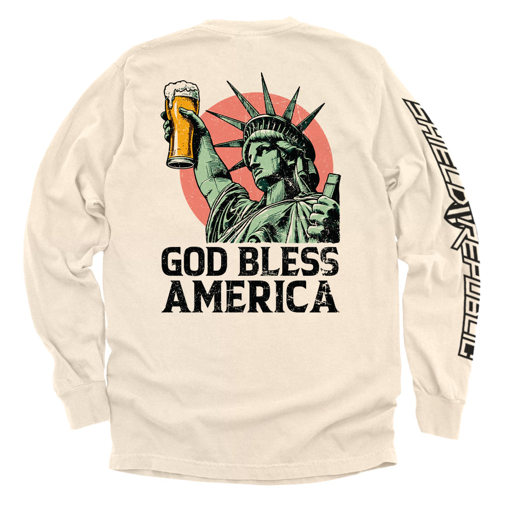God Bless America Shield Republic