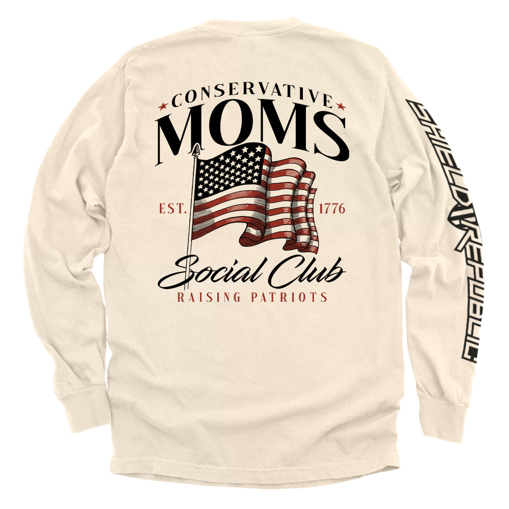 Conservative Moms Social Club Shield Republic