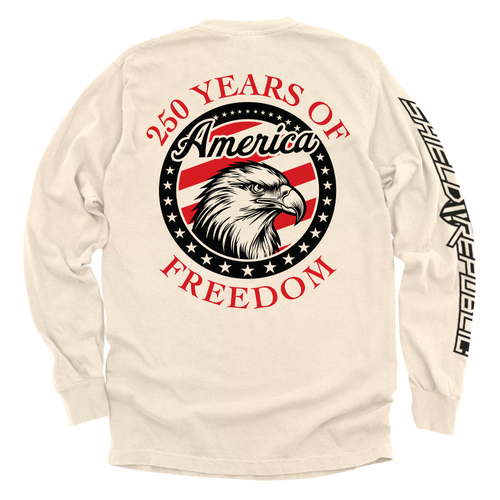 250 Years Of Freedom Eagle Circle Shield Republic