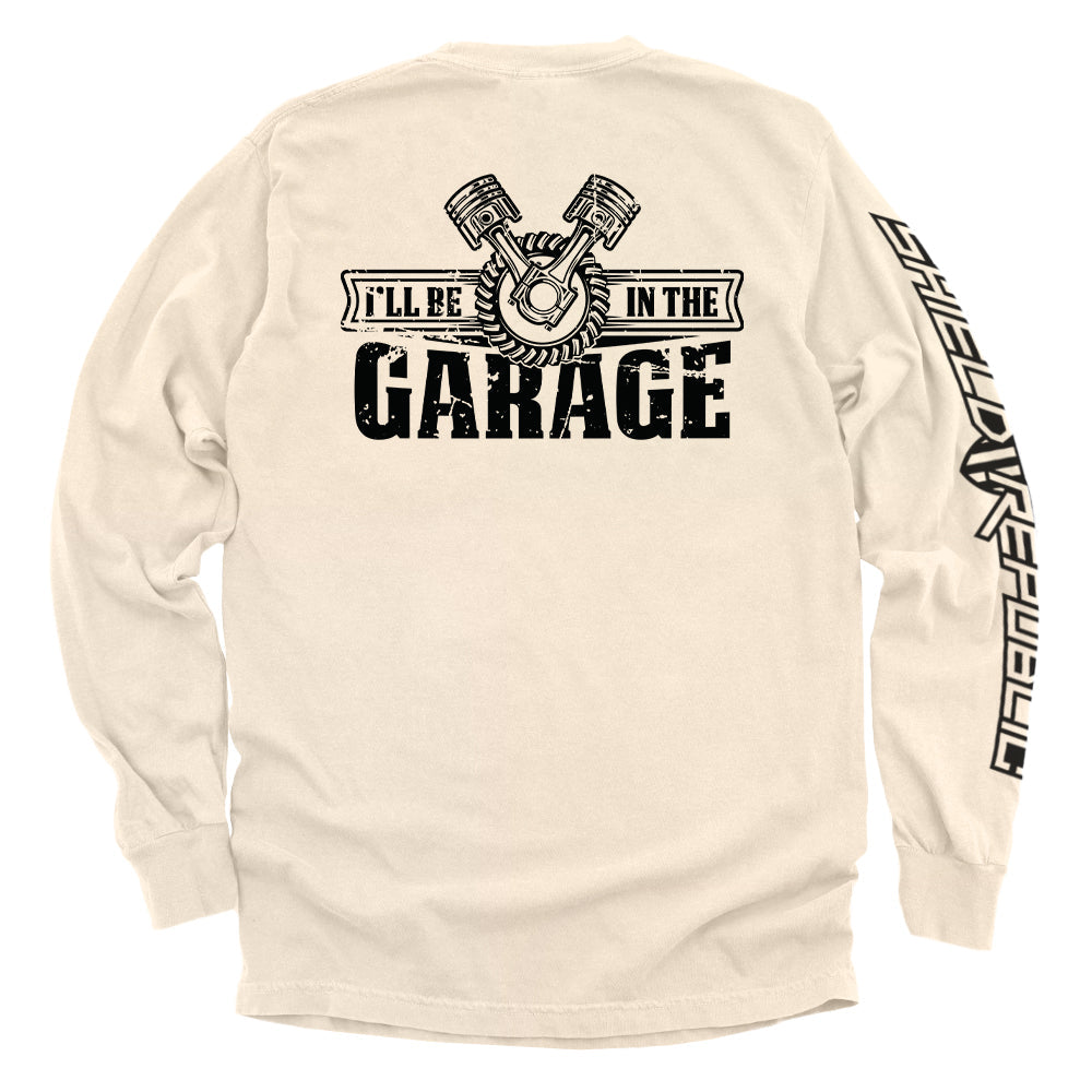 I'll Be In The Garage Shield Republic