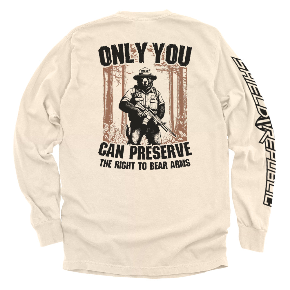 Only You can Preserve the the Right to Bear Arms Shield Republic