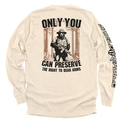 Only You can Preserve the the Right to Bear Arms Shield Republic