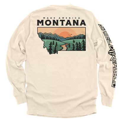 Make America Montana Shield Republic