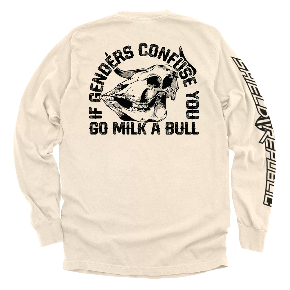 If Genders Confuse You Go Milk A Bull Shield Republic