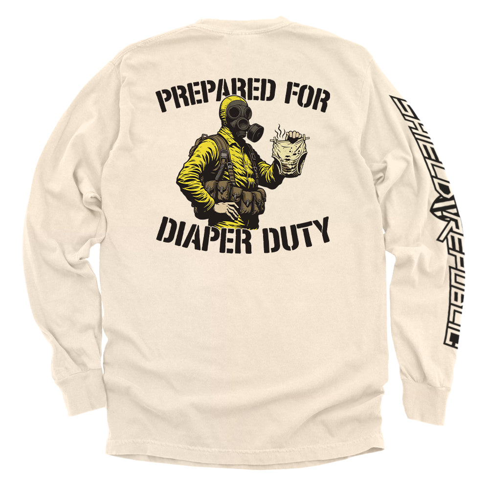 Prepared For Diaper Duty Hazmat Suit Shield Republic