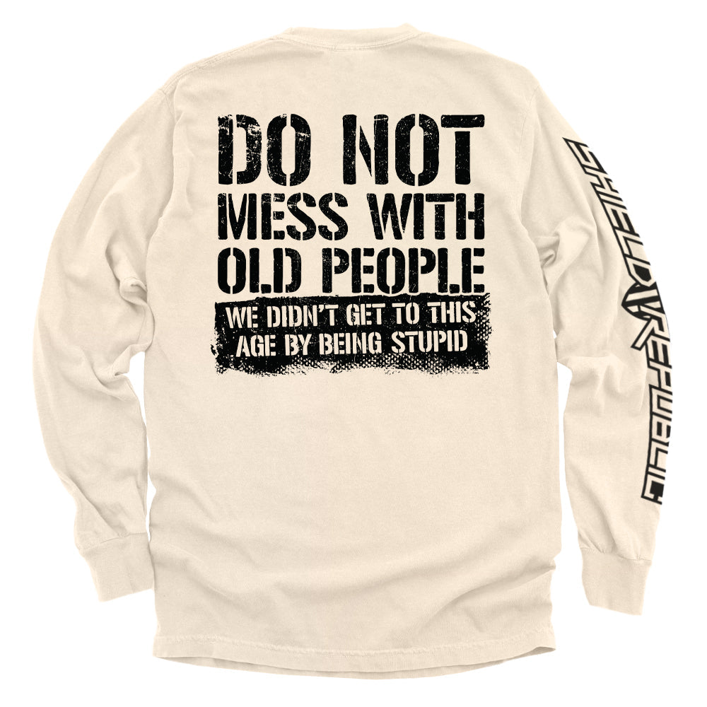 Do Not Mess With Old People Shield Republic