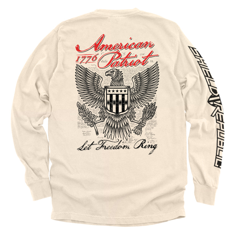 American Patriot Let Freedom Ring Shield Republic