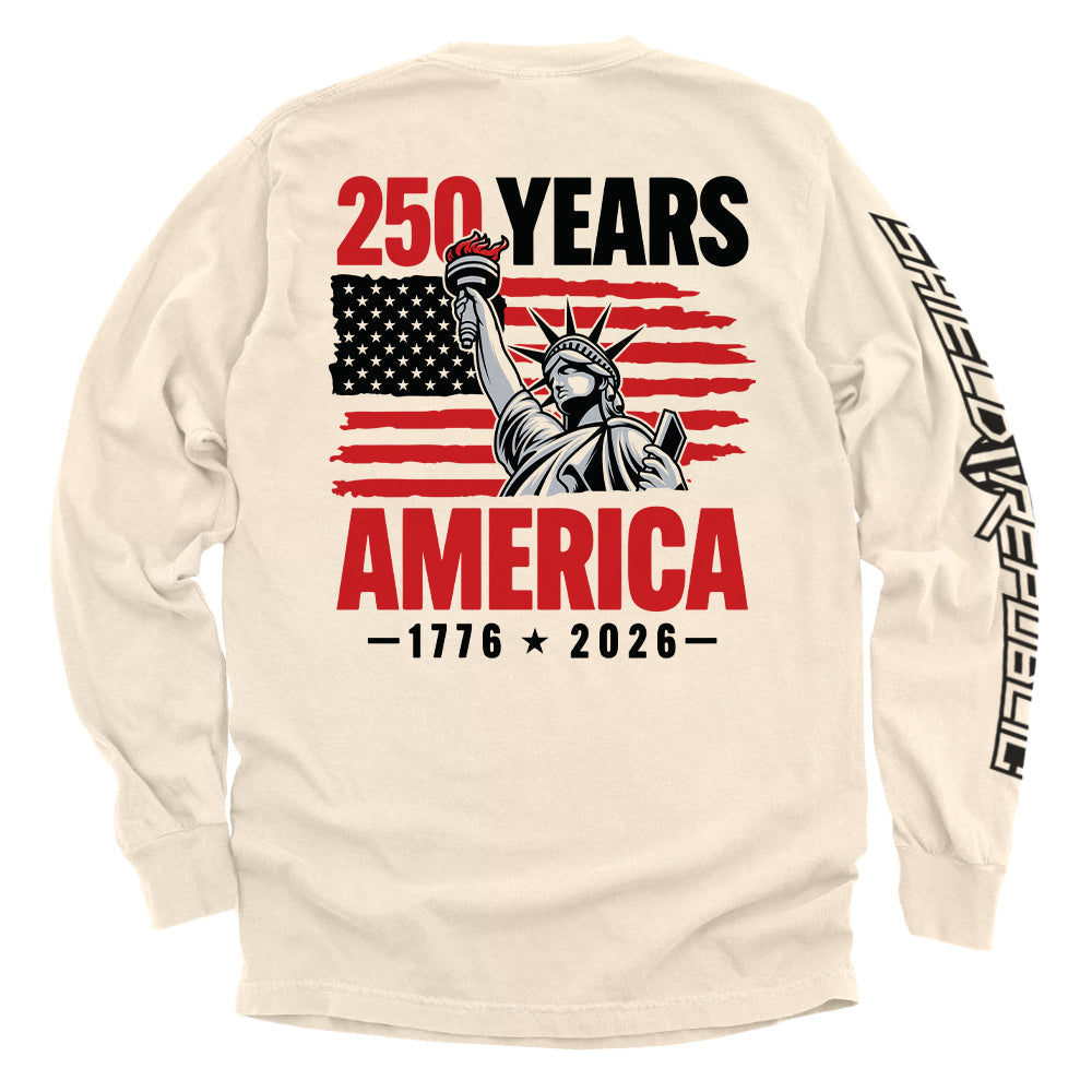 250 Years Statue of Liberty Shield Republic